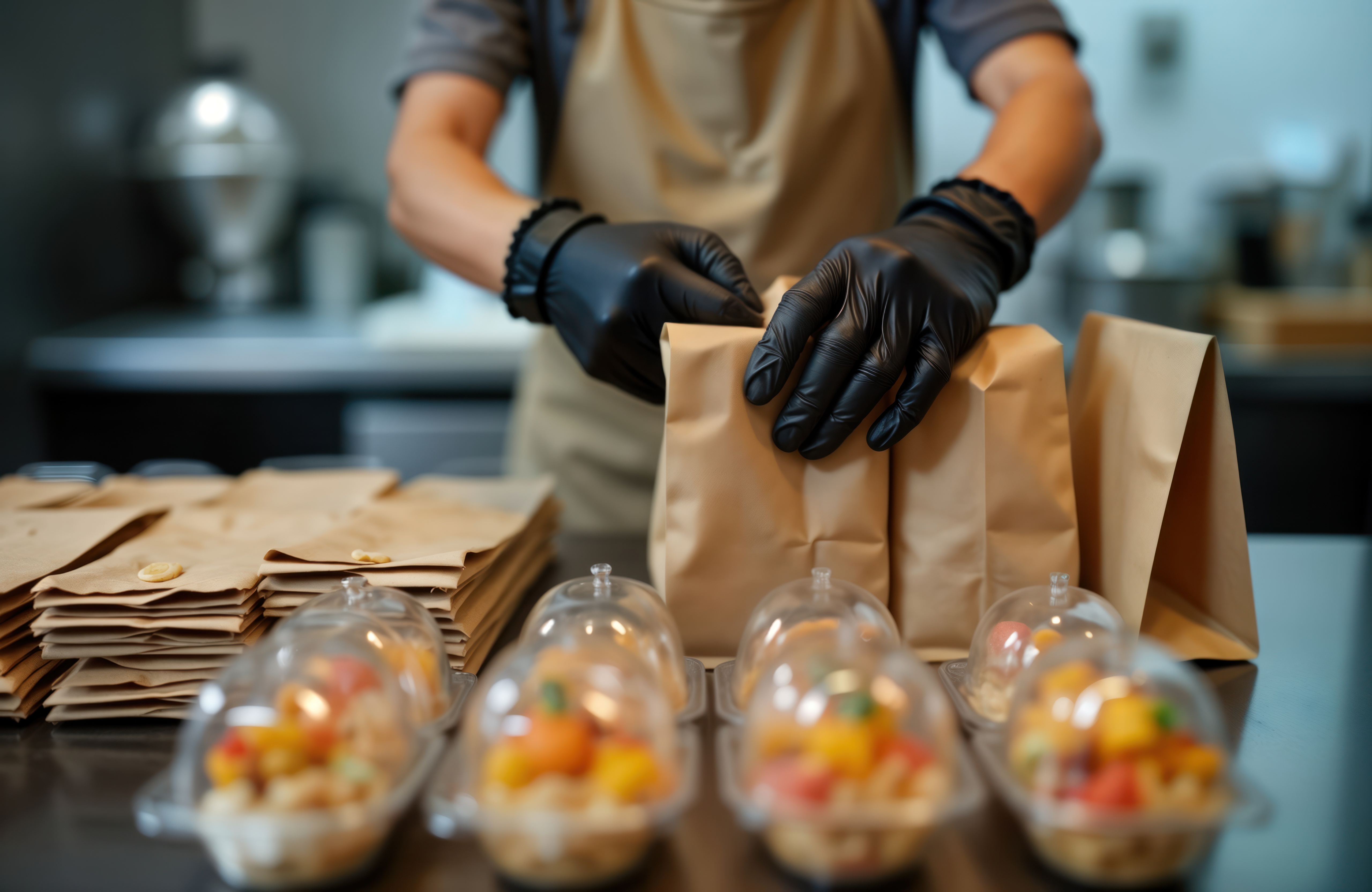 Food parcel delivery