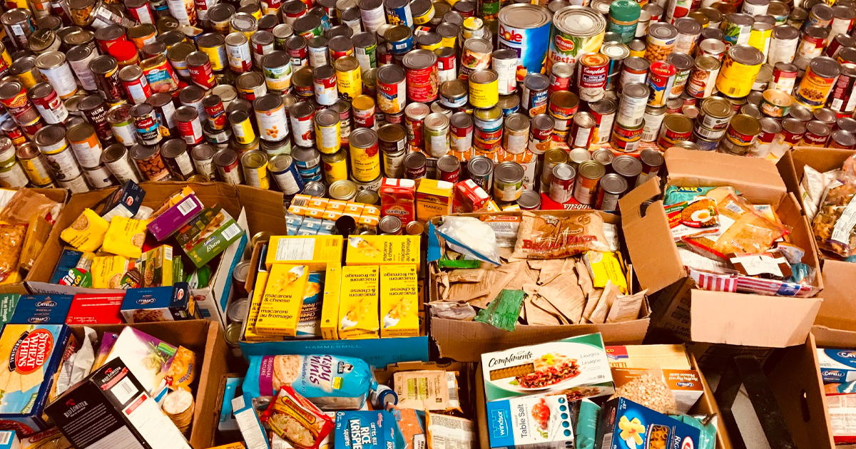 Community food sharing banner